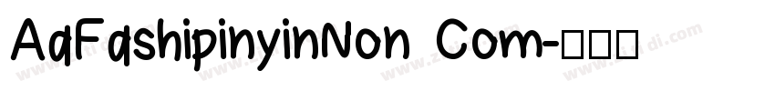 AaFashipinyinNon Com字体转换